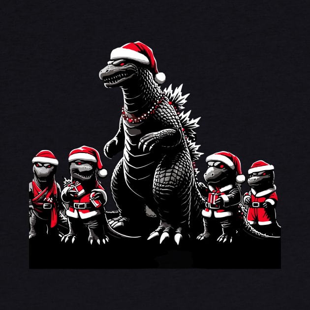 Godzilla - xmas by Rizstor